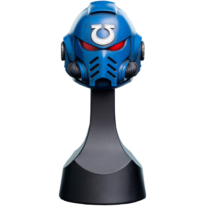 Weta Workshop Warhammer (40K) - Ultramarines Helm-miniature i gruppen SPORT, FRITID & HOBBY / Sjove gadgets / Samlergenstande hos TP E-commerce Nordic AB (D30220)