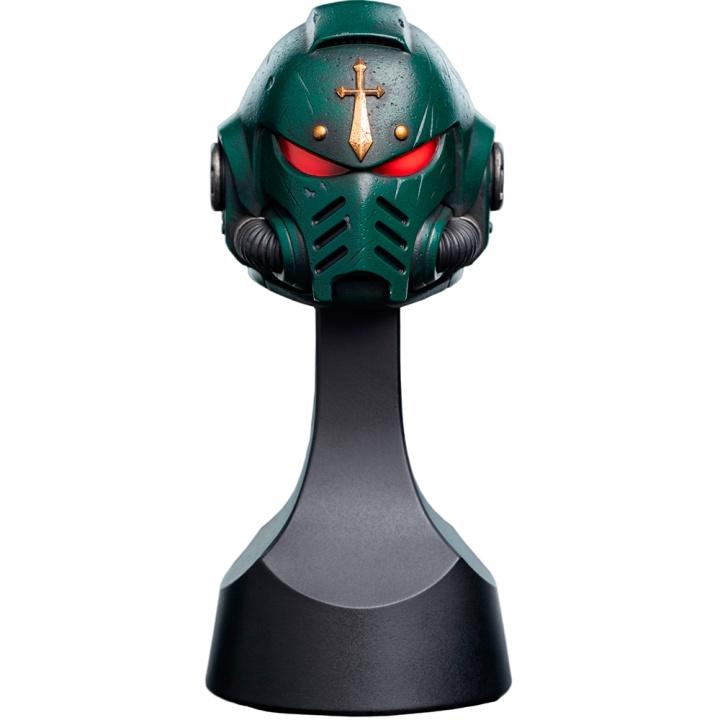 Weta Workshop Warhammer (40K) - Dark Angels Helm Miniature i gruppen SPORT, FRITID & HOBBY / Sjove gadgets / Samlergenstande hos TP E-commerce Nordic AB (D30221)