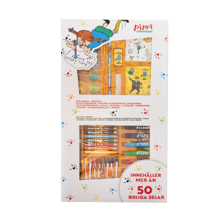 STOR Pippi & Herr Nilsson - 52 stk. Art Case (063606952) i gruppen LEGETØJ, BØRN & BABY / Legetøj / Hobbyartikler hos TP E-commerce Nordic AB (D30228)