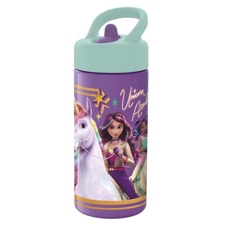 STOR Unicorn Academy Sipper vandflaske - 410 ml i gruppen LEGETØJ, BØRN & BABY / Mad & Drikke / Sutteflasker og tilbehør hos TP E-commerce Nordic AB (D30231)