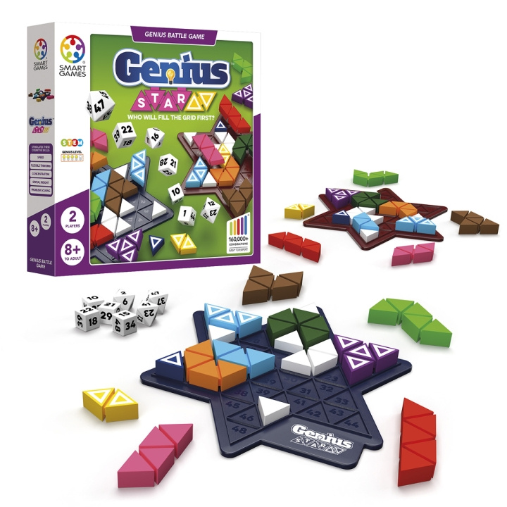 Smart Games: Genius Star (Nordisk) (SG2538) i gruppen LEGETØJ, BØRN & BABY / Spil / Brætspil hos TP E-commerce Nordic AB (D30253)