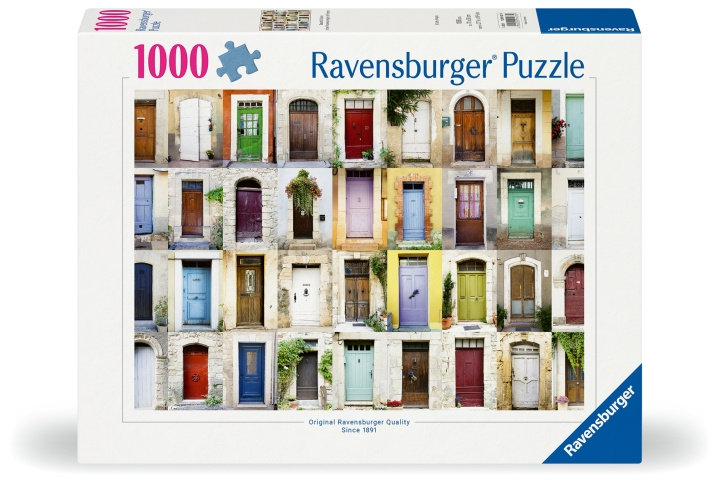 Ravensburger Smukke døre i Provence - (12001437) i gruppen SPORT, FRITID & HOBBY / Hobby / Puslespil hos TP E-commerce Nordic AB (D30268)