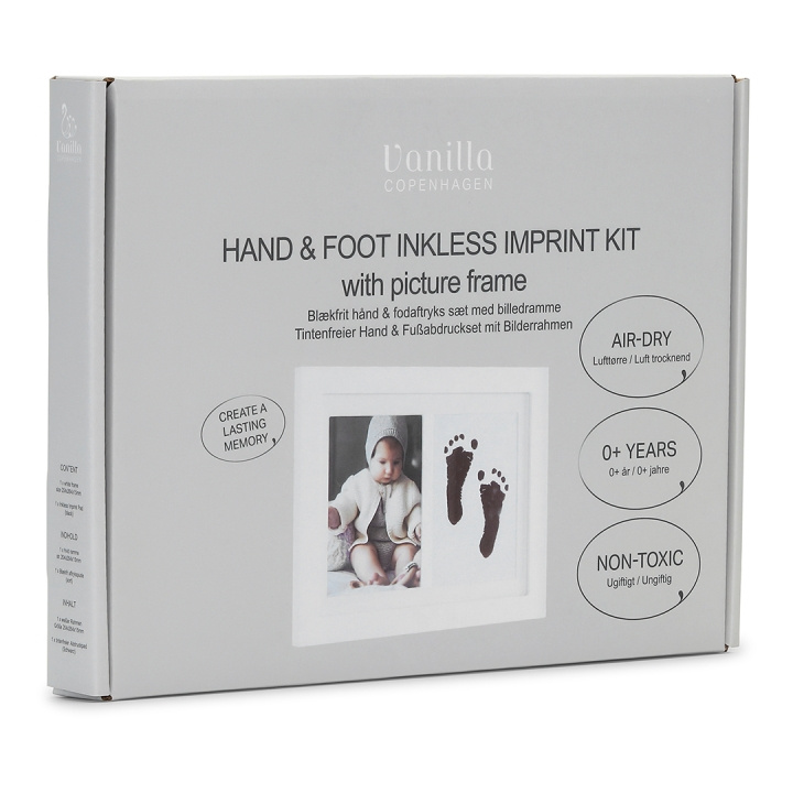 Vanilla Copenhagen Hånd- og fodaftryk - Sort - 20,4 x 26,4 x 1,5 cm (MEMO7023) i gruppen SPORT, FRITID & HOBBY / Sjove gadgets / Smarte løsninger hos TP E-commerce Nordic AB (D30306)