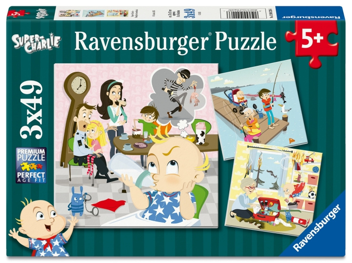 Ravensburger Super Charlie - Familjen Annorlunda (12004226) i gruppen LEGETØJ, BØRN & BABY / Legetøj / børns puslespil hos TP E-commerce Nordic AB (D30351)