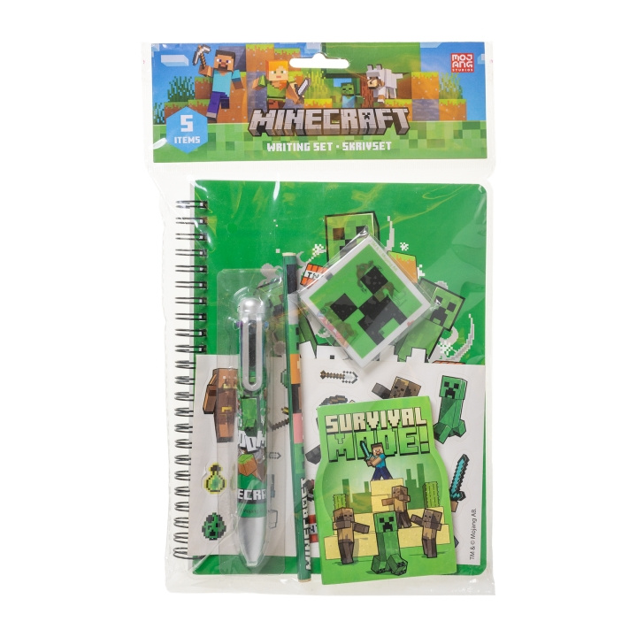 STOR Minecraft skrivesæt med flerfarvet pen (166506128) i gruppen LEGETØJ, BØRN & BABY / Legetøj / Hobbyartikler hos TP E-commerce Nordic AB (D30352)