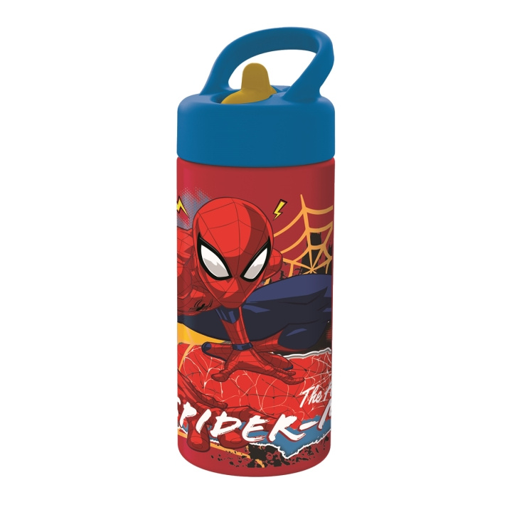 STOR SPIDERMAN Sipper vandflaske - 410 ml i gruppen LEGETØJ, BØRN & BABY / Mad & Drikke / Sutteflasker og tilbehør hos TP E-commerce Nordic AB (D30358)