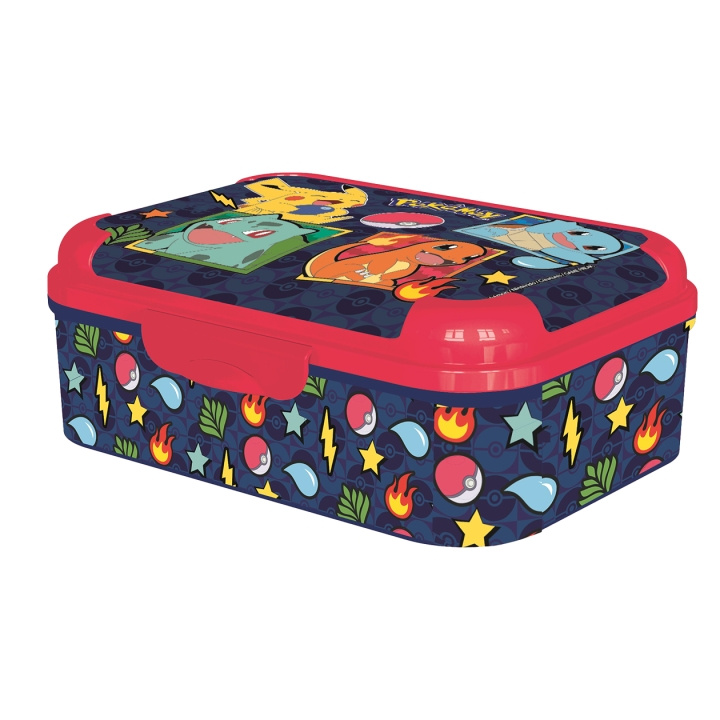 STOR POKÉMON Asker madkasse - 17 x 13,5 x 6,2 cm i gruppen LEGETØJ, BØRN & BABY / Mad & Drikke / Børnebestik og tallerkener hos TP E-commerce Nordic AB (D30363)