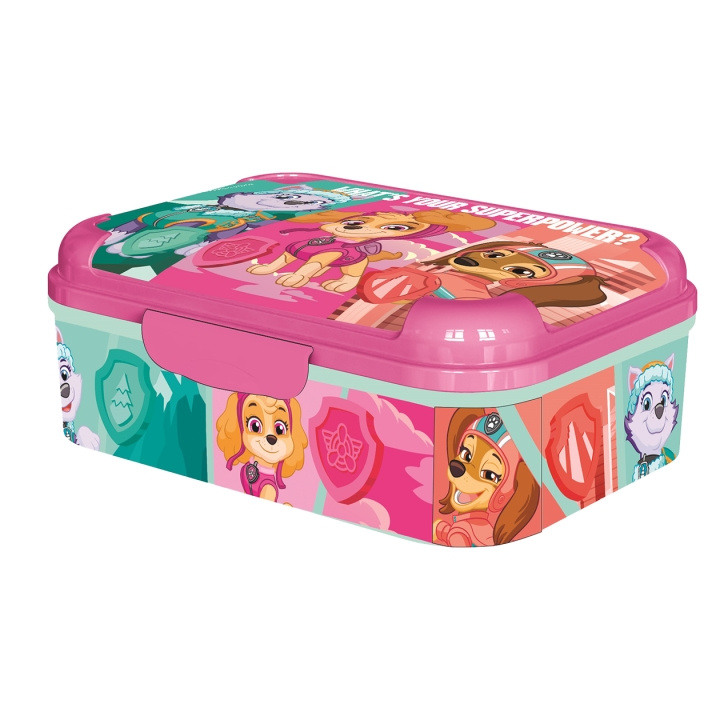 STOR PAW GIRL Asker madkasse - 17 x 13,5 x 6,2 cm i gruppen LEGETØJ, BØRN & BABY / Mad & Drikke / Børnebestik og tallerkener hos TP E-commerce Nordic AB (D30366)