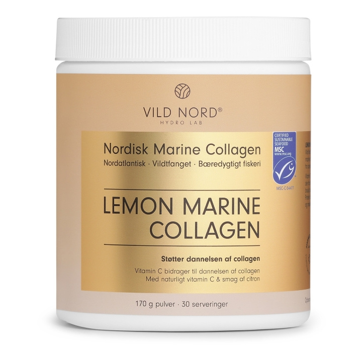 VILD NORD Lemon Marine Collagen 170 gram i gruppen SKØNHED & HELSE / Helse / Andet hos TP E-commerce Nordic AB (D30371)