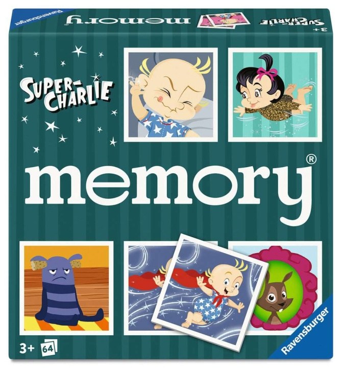 Ravensburger Super Charlie Memory - (10624924) i gruppen LEGETØJ, BØRN & BABY / Spil / Brætspil hos TP E-commerce Nordic AB (D30378)