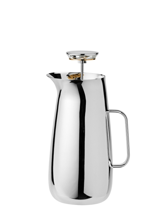 Stelton Norman Foster French Press 1 L (stål) i gruppen HJEM, HUS & HAVE / Køkkenredskaber / Øvrige køkkenredskaber hos TP E-commerce Nordic AB (D30384)