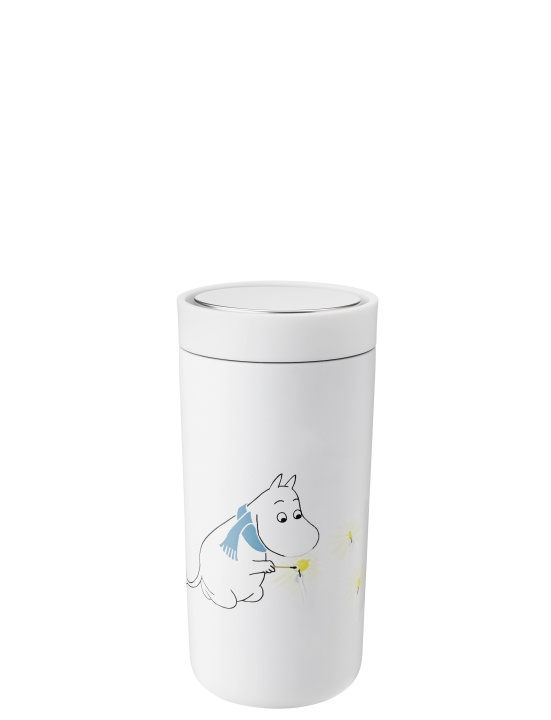 Stelton To-Go Click vakuumisoleret kop 0,4 L (Mumin Frost) i gruppen SPORT, FRITID & HOBBY / Friluftsliv / Termokander & vandflasker hos TP E-commerce Nordic AB (D30390)