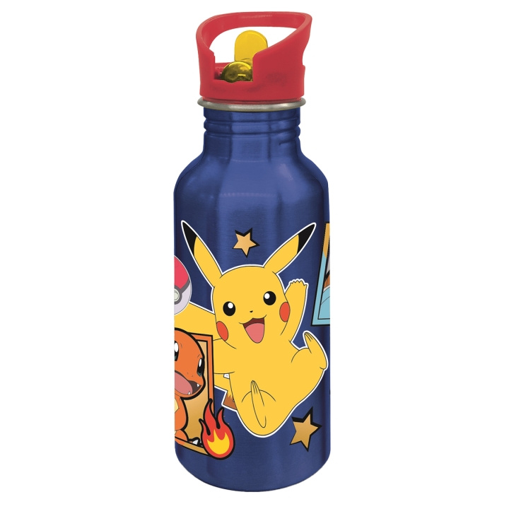 STOR POKÉMON ALU Bottle Sipper - 545 ml i gruppen LEGETØJ, BØRN & BABY / Mad & Drikke / Sutteflasker og tilbehør hos TP E-commerce Nordic AB (D30412)