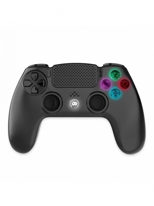 Trade Invaders Trådløs controller til PS4 med 3,5 mm jackstik - LED - Sort - PACKAGE-FREE i gruppen HJEMMEELEKTRONIK / Spilkonsoller og tilbehør / Sony PlayStation 4 hos TP E-commerce Nordic AB (D30417)