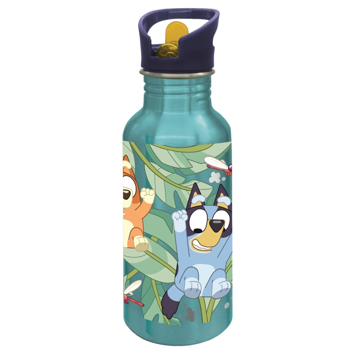 STOR BLUEY ALU flaskesipper - Blå - 545 ml i gruppen LEGETØJ, BØRN & BABY / Mad & Drikke / Sutteflasker og tilbehør hos TP E-commerce Nordic AB (D30429)