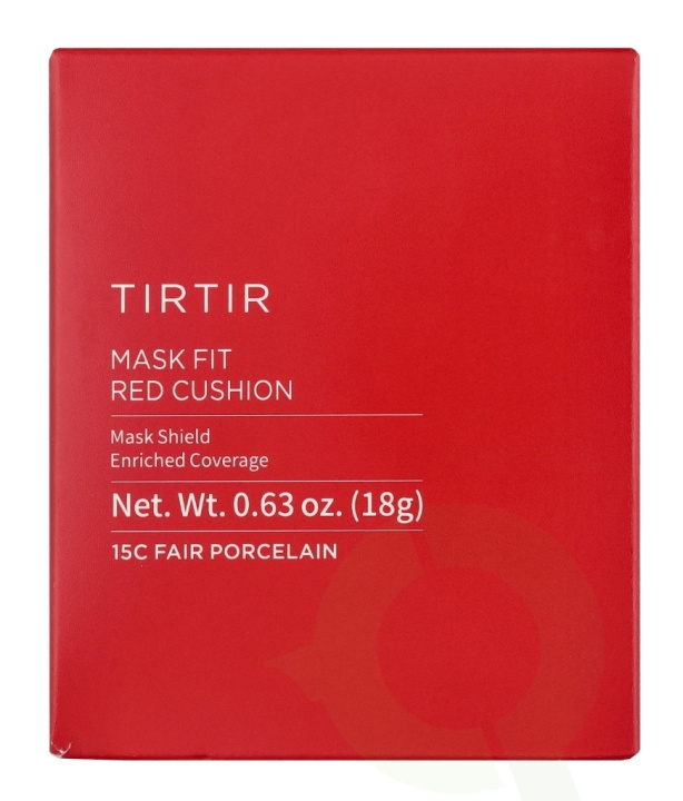 TirTir Mask Fit Red Cushion Foundation SPF40 18 g #15C Fair Porcelain i gruppen SKØNHED & HELSE / Makeup / Makeup ansigt / Foundation hos TP E-commerce Nordic AB (D30468)