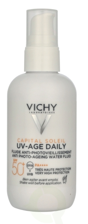 Vichy Capital Soleil UV-Age Daily Anti-Ageing Fluid SPF50 80 ml i gruppen SKØNHED & HELSE / Hudpleje / Tanning / Solbeskyttelse hos TP E-commerce Nordic AB (D30516)
