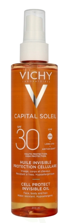 Vichy Capital Soleil Invisible Oil Protective Oil SPF30 200 ml i gruppen SKØNHED & HELSE / Hudpleje / Tanning / Solbeskyttelse hos TP E-commerce Nordic AB (D30517)