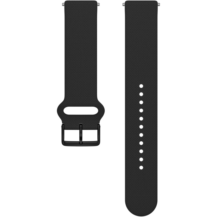 Polar Silikonarmband 20mm Svart S-L i gruppen SPORT, FRITID & HOBBY / Smartwatch & Aktivitetsmåler / Aktivitetsarmbånd hos TP E-commerce Nordic AB (D30568)