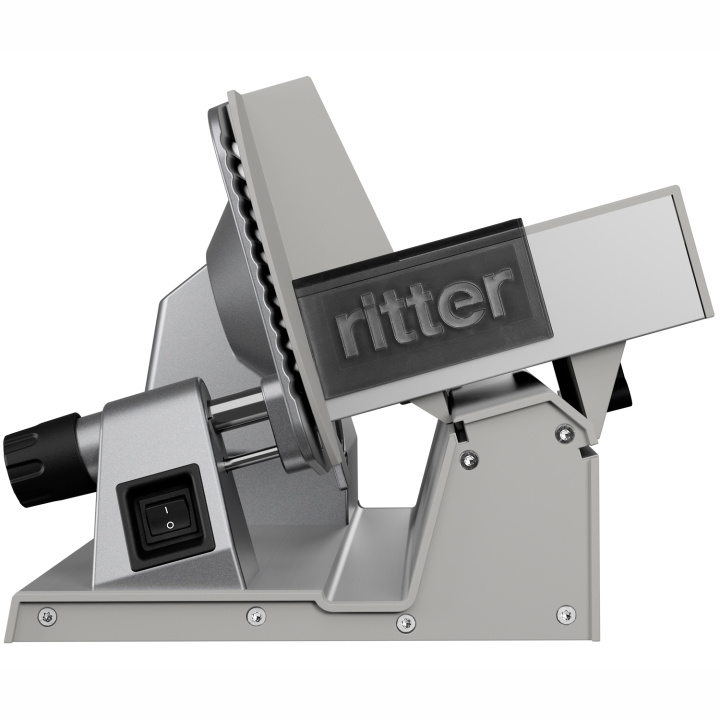 Ritter Skärmaskin Deli Slicer Lupo13 570.020 Full metal 19 cm Ø i gruppen HJEM, HUS & HAVE / Husholdningsapparater / Foodprocessor og køkkenassistenter / Skæremaskiner hos TP E-commerce Nordic AB (D30575)