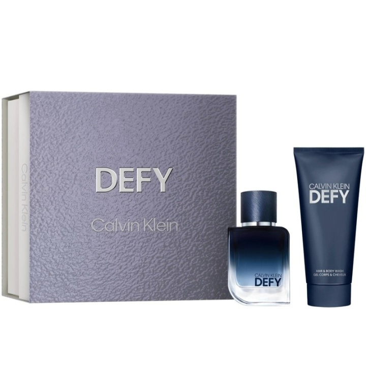 Calvin Klein Giftset Calvin Klein Defy Edp 50ml + Shower Gel 100ml i gruppen SKØNHED & HELSE / Duft & Parfume / Parfume / Parfume kasser hos TP E-commerce Nordic AB (D30634)