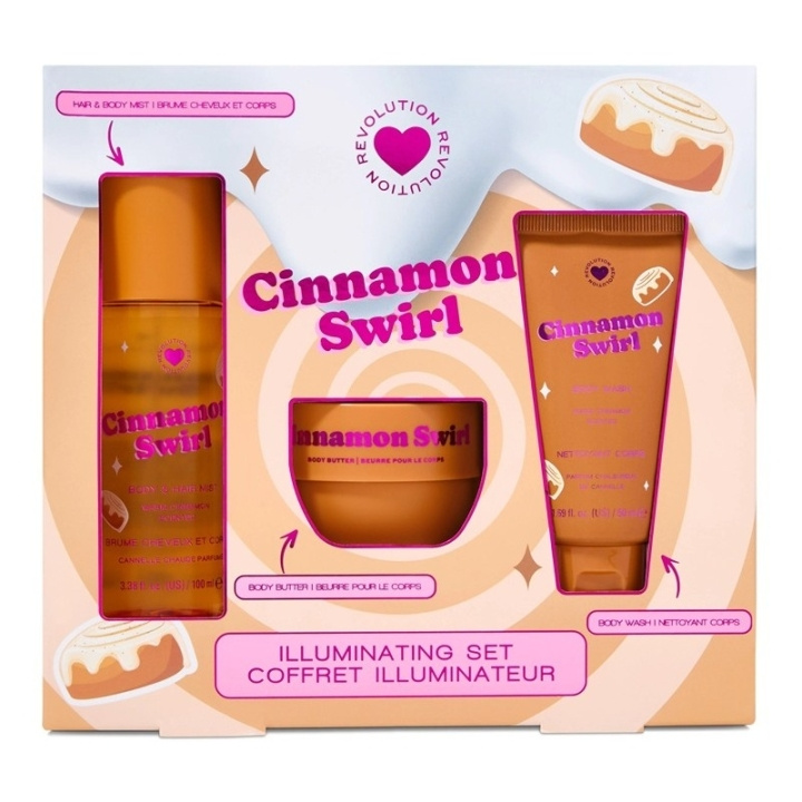 Makeup Revolution I Heart Revolution Cinnamon Swirl Giftset i gruppen SKØNHED & HELSE / Duft & Parfume / Parfume / Parfume kasser hos TP E-commerce Nordic AB (D30653)