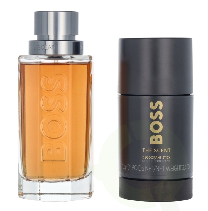 Hugo Boss The Scent Giftset 175 ml Edt Spray 100ml/Deo Stick 75ml i gruppen SKØNHED & HELSE / Duft & Parfume / Parfume / Parfume kasser hos TP E-commerce Nordic AB (D30701)