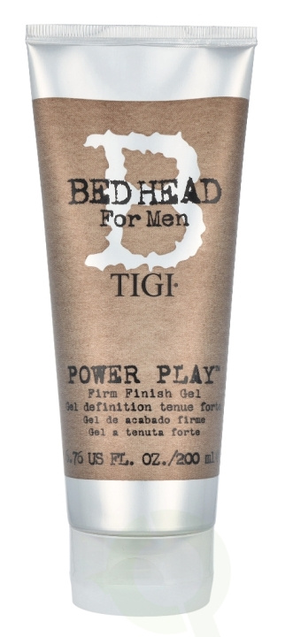 TIGI BH For Men Power Play Firm Finish Gel 200 ml i gruppen SKØNHED & HELSE / Hår og styling / Hår styling / Gel/Gel spray hos TP E-commerce Nordic AB (D30765)