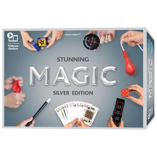 Hanky Panky Toys Stunning Magic - Silver Edition 100 tricks (29039) i gruppen LEGETØJ, BØRN & BABY / Spil / Brætspil hos TP E-commerce Nordic AB (D30849)
