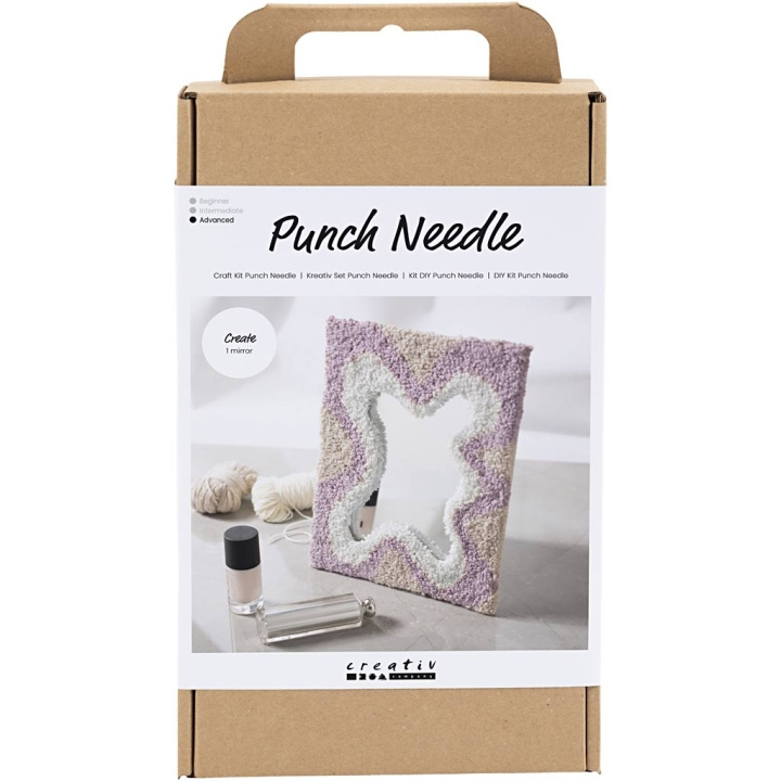 DIY Kit Håndarbejdssæt med stansenål - spejl (977630) i gruppen SPORT, FRITID & HOBBY / Hobby / DIY Kit hos TP E-commerce Nordic AB (D30883)