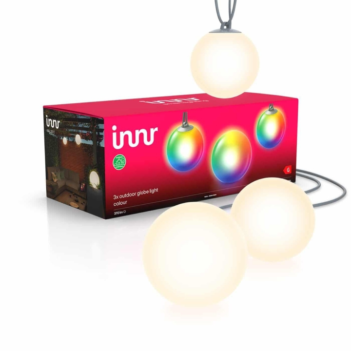 Innr Smart udendørs kuglelampe - 3 kugler - Zigbee i gruppen HJEM, HUS & HAVE / Elektricitet & Belysning / Udendørs belysning hos TP E-commerce Nordic AB (D30886)