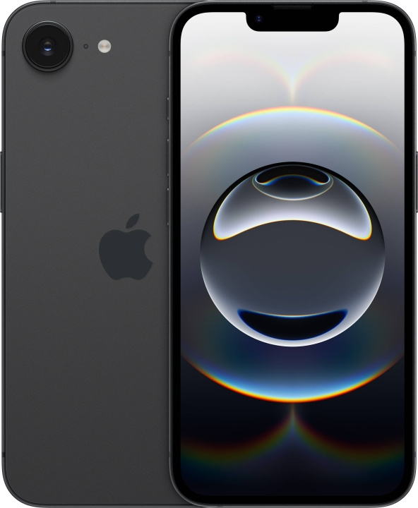 Apple iPhone 16e 128GB Sort i gruppen SMARTPHONES & TABLETS / Mobiltelefoner & smartphones hos TP E-commerce Nordic AB (D30919)