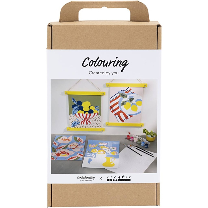 Creative Toys Creativ - Craft Kit Colouring, Paint by Numbers, akrylmaling, 1 pakke - () i gruppen LEGETØJ, BØRN & BABY / Legetøj / Hobbyartikler hos TP E-commerce Nordic AB (D30934)