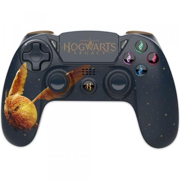 Hogwarts Legacy trådløs PS4-controller i gruppen HJEMMEELEKTRONIK / Spilkonsoller og tilbehør / Sony PlayStation 4 hos TP E-commerce Nordic AB (D30939)