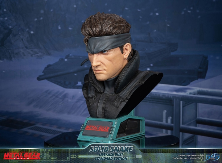 First4Figures Metal Gear Solid (Solid Snake Life-Size Bust) RESIN Statue i gruppen LEGETØJ, BØRN & BABY / Legetøj / Figurer, miniaturer og tilbehør hos TP E-commerce Nordic AB (D30978)