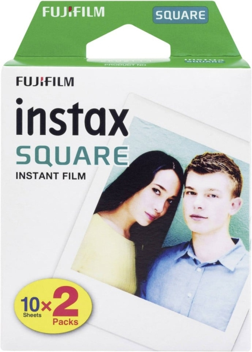Fuji Instax Square film 20 billeder i gruppen HJEMMEELEKTRONIK / Foto og video / Fotografi udstyr hos TP E-commerce Nordic AB (D30982)