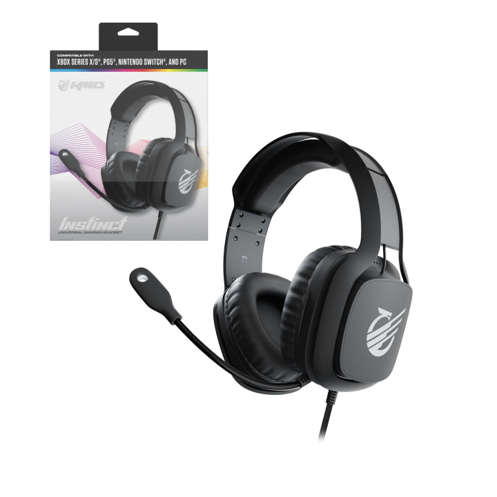 KMD Instinct universelt headset - sort i gruppen COMPUTERTILBEHØR / Computer Tilbehør / Headset hos TP E-commerce Nordic AB (D30999)