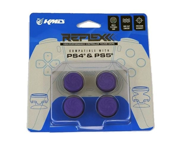 KMD Reflex tommelfingergreb 4-pak PS4/PS5 i gruppen HJEMMEELEKTRONIK / Spilkonsoller og tilbehør / Sony PlayStation 5 hos TP E-commerce Nordic AB (D31000)