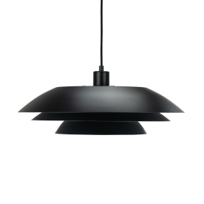 Dyberg-Larsen DL45 pendel - Sort - Diameter: 45 cm, Højde: 20 cm i gruppen HJEMMEELEKTRONIK / Lys / Loftslamper hos TP E-commerce Nordic AB (D31010)