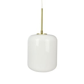 Dyberg-Larsen Silvia D20 Pendel - Opal/messing - 20 cm i gruppen HJEMMEELEKTRONIK / Lys / Loftslamper hos TP E-commerce Nordic AB (D31021)