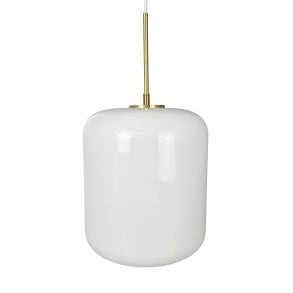 Dyberg-Larsen Silvia D25 pendel - opal/messing i gruppen HJEMMEELEKTRONIK / Lys / Loftslamper hos TP E-commerce Nordic AB (D31022)