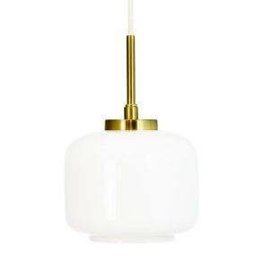Dyberg-Larsen Arp D15 pendel - opal/messing i gruppen HJEMMEELEKTRONIK / Lys / Loftslamper hos TP E-commerce Nordic AB (D31030)