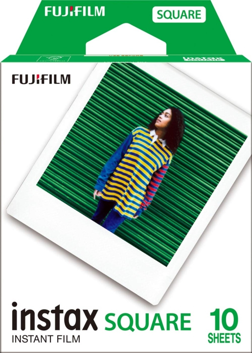 Fuji Instax Square Film 1x10 billeder i gruppen HJEMMEELEKTRONIK / Foto og video / Fotografi udstyr hos TP E-commerce Nordic AB (D31036)