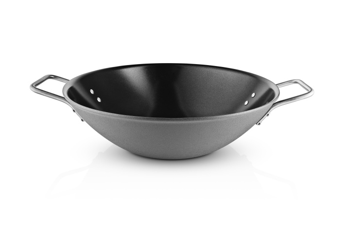 Eva Trio Grey Line Wok - Grå - 5,0 L - 32 cm i gruppen HJEM, HUS & HAVE / Køkkenredskaber / Stegepander hos TP E-commerce Nordic AB (D31069)