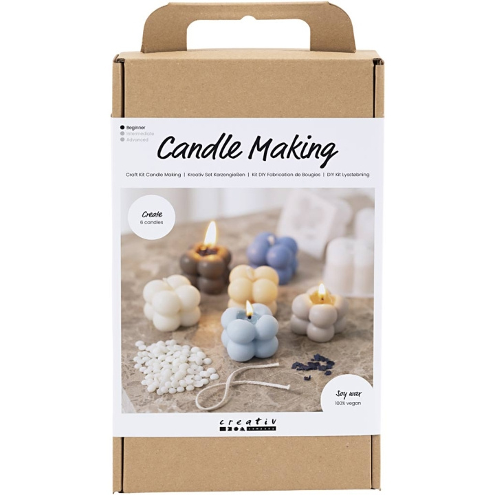 DIY Kit Håndværkssæt - Lysfremstilling - Bubble Soy Candle (977756) i gruppen SPORT, FRITID & HOBBY / Hobby / DIY Kit hos TP E-commerce Nordic AB (D31098)
