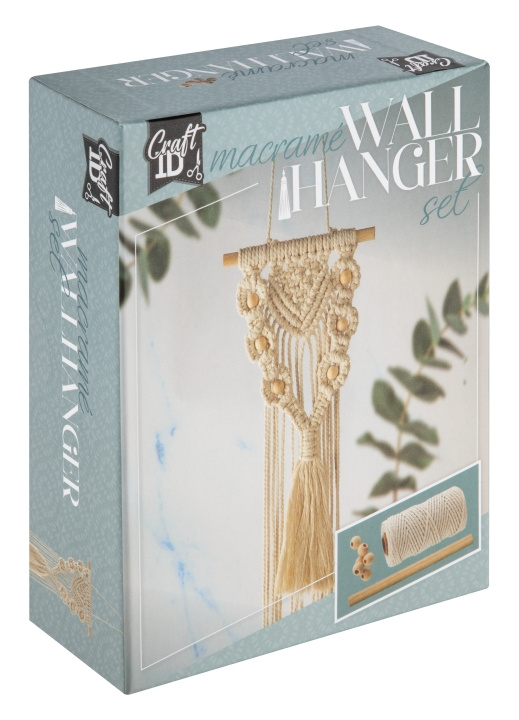 Craft ID Macrame-sæt - Wallhanger (CR1725/GE) i gruppen SPORT, FRITID & HOBBY / Sjove gadgets / Sjove gadgets hos TP E-commerce Nordic AB (D31105)