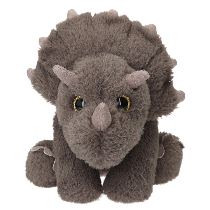 Dino World Plysdyret Floppy Triceratops 25 cm - (0413435) i gruppen LEGETØJ, BØRN & BABY / Babyleg (0-3 år) / Tøjdyr hos TP E-commerce Nordic AB (D31172)