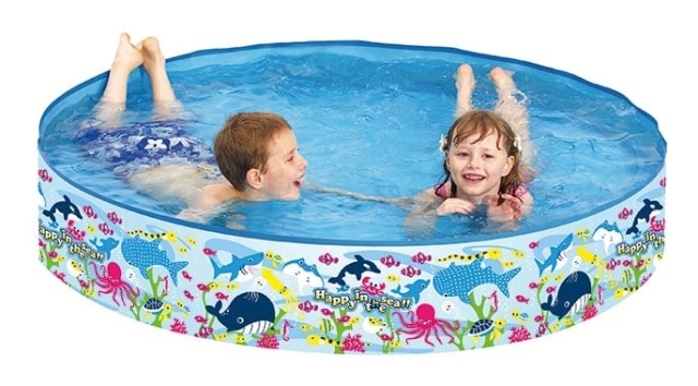 Flipper Stiv swimmingpool fra Sea World, 150 x 25 cm (21304) i gruppen HJEM, HUS & HAVE / Have og gårdhave / Pool & Tilbehør / Pools hos TP E-commerce Nordic AB (D31272)