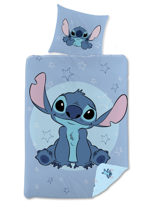 Disney Sengelinned - Voksenstørrelse 140 x 200 cm - Stitch (STITCH GH-03 V3) i gruppen LEGETØJ, BØRN & BABY / Børnetekstiler / Sengetøj hos TP E-commerce Nordic AB (D31277)
