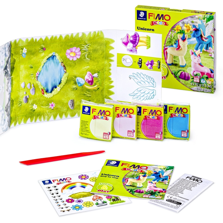 FIMO Kids Form & Play Set - Unicorn (8034 19 LZ) i gruppen LEGETØJ, BØRN & BABY / Legetøj / Legesæt hos TP E-commerce Nordic AB (D31280)